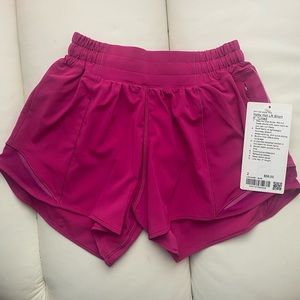 Lululemon hotty hot shorts ripened raspberry